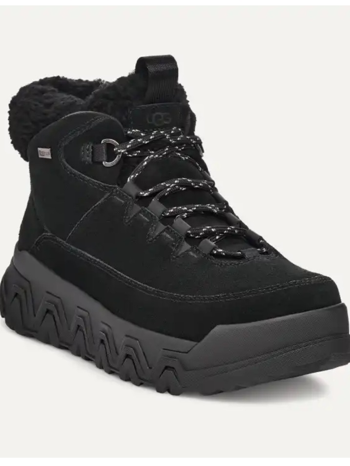 New Ugg Terretrail Cozy Lace Waterproof Boots In Black